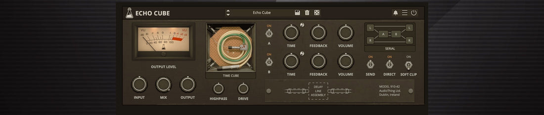 audio thing firmasının echo cube eklentisi görseli