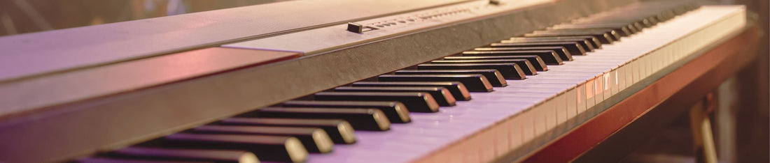 yakın çekim piyano klavye