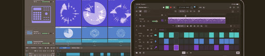 logic pro mac ve ipad ekran görüntüsü