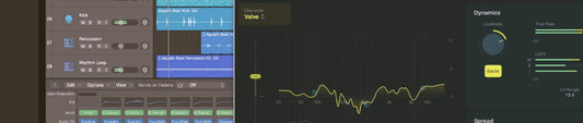 logic pro ile midi düzenleme ekran miks ekranı görüntüsü