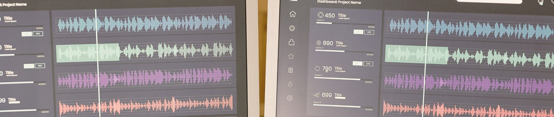 bilgisayar ekran görüntüsü. bir daw üzerinde müzik prodüksinonu mik üzerine çalışma ekranı.