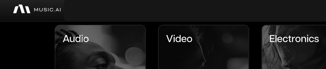 moises music ai yeni uygulamanın site banner'ından görüntü, tanıtım amaçlı ekran görüntüsü