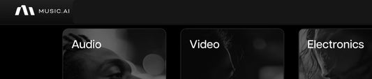 moises music ai yeni uygulamanın site banner'ından görüntü, tanıtım amaçlı ekran görüntüsü