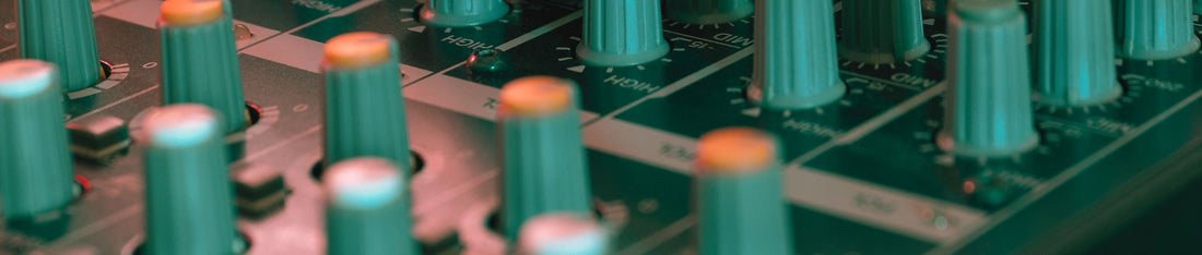 yakın çekim tonmaister'ın mikser masası