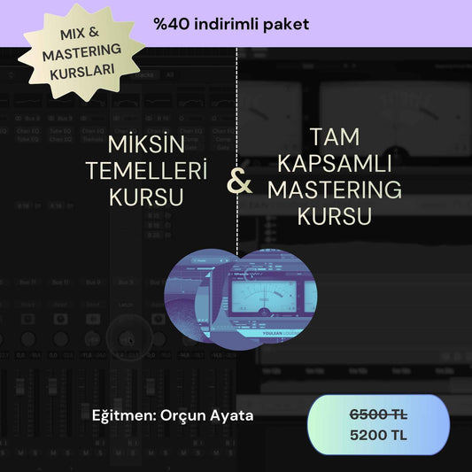 mix mastering kursları için indirimli paket gorsel